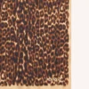 Silkescarf med leopardmönster Silkescarf med leopardmönster