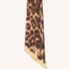 Silkesnäsduk med leopardmönster Silkesnäsduk med leopardmönster