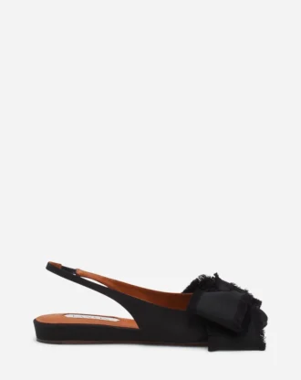 Slingback Ballerina Flat i satin Slingback Ballerina Flat i satin