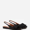 Slingback Ballerina Flat i satin Slingback Ballerina Flat i satin