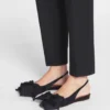 Slingback Ballerina Flat i satin Slingback Ballerina Flat i satin