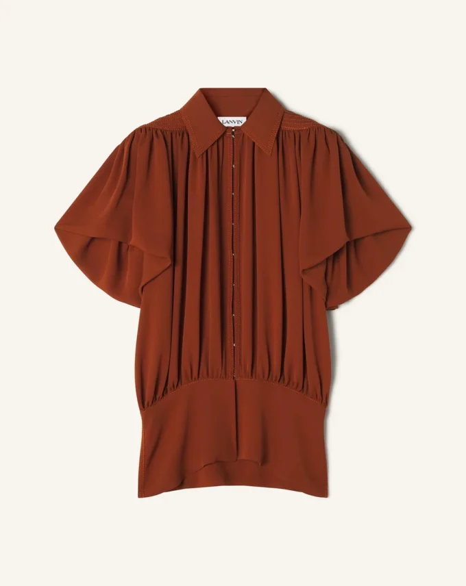 Top i sidengeorgette Top i sidengeorgette