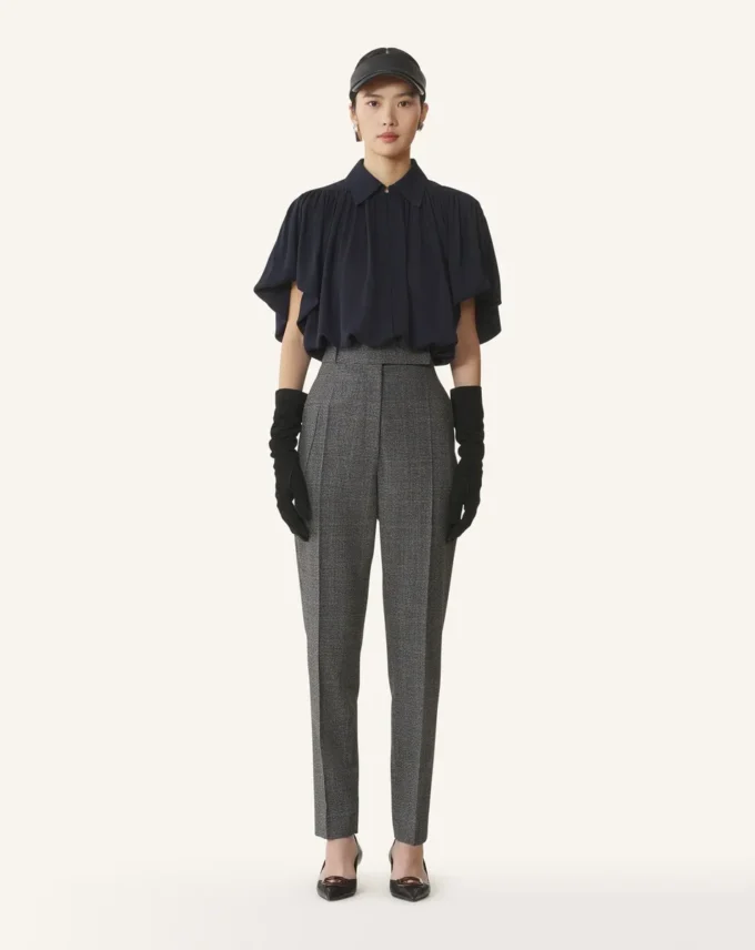Top i sidengeorgette Top i sidengeorgette