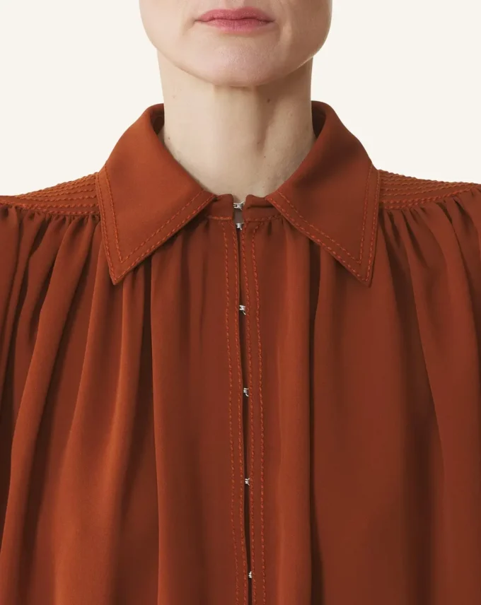 Top i sidengeorgette Top i sidengeorgette