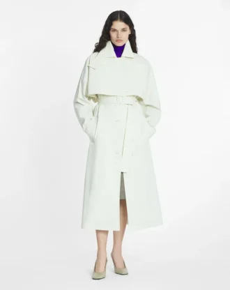 Trenchcoat i bomull
