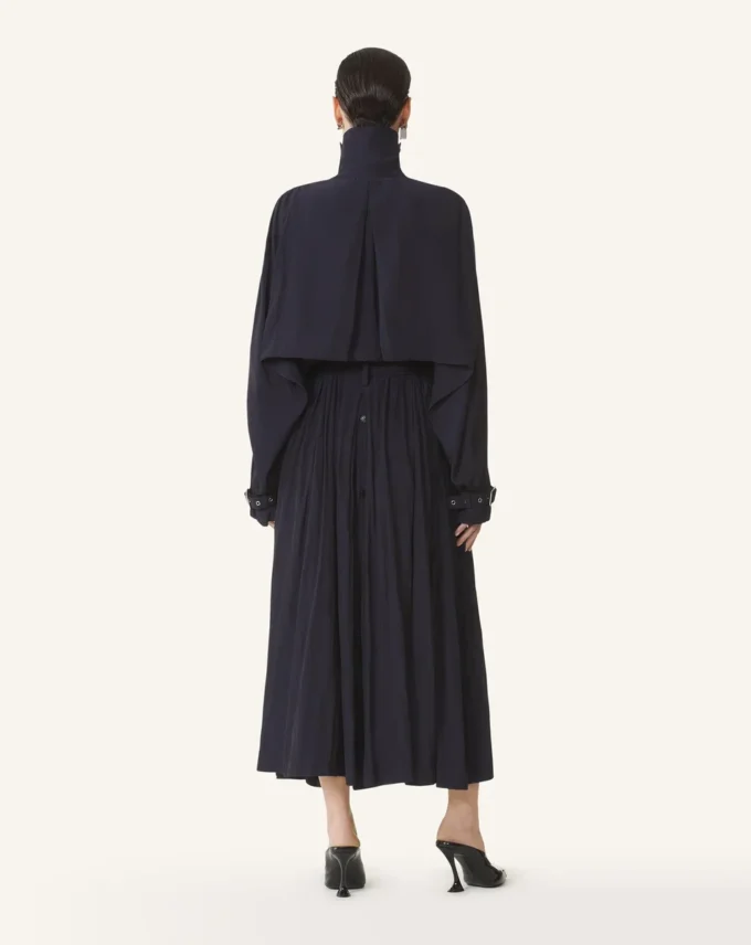 Trenchcoat i charmeuse Trenchcoat i charmeuse