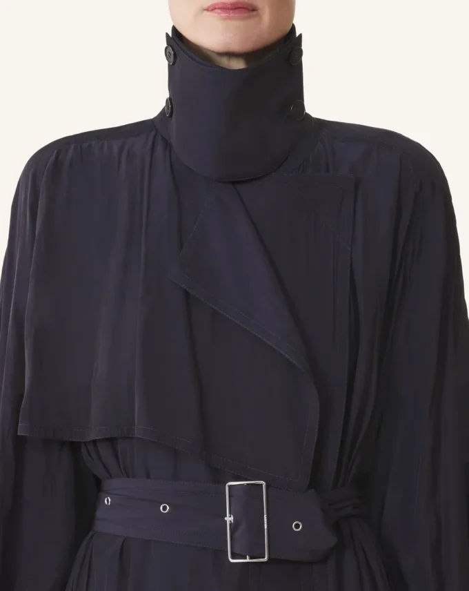 Trenchcoat i charmeuse Trenchcoat i charmeuse