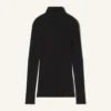 Turtleneck-tröja i merinoull och silke Turtleneck-tröja i merinoull och silke