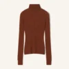 Turtleneck-tröja i merinoull och silke Turtleneck-tröja i merinoull och silke