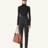 Turtleneck-tröja i merinoull och silke Turtleneck-tröja i merinoull och silke
