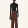 Turtleneck-tröja i merinoull och silke Turtleneck-tröja i merinoull och silke