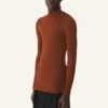 Turtleneck-tröja i merinoull och silke Turtleneck-tröja i merinoull och silke