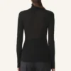 Turtleneck-tröja i merinoull och silke Turtleneck-tröja i merinoull och silke