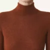 Turtleneck-tröja i merinoull och silke Turtleneck-tröja i merinoull och silke