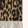 Ullhalsduk med leopardmönster Ullhalsduk med leopardmönster