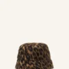 Vändbar bucket hat med leopardmönster Vändbar bucket hat med leopardmönster