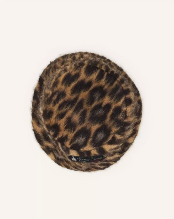 Vändbar bucket hat med leopardmönster Vändbar bucket hat med leopardmönster